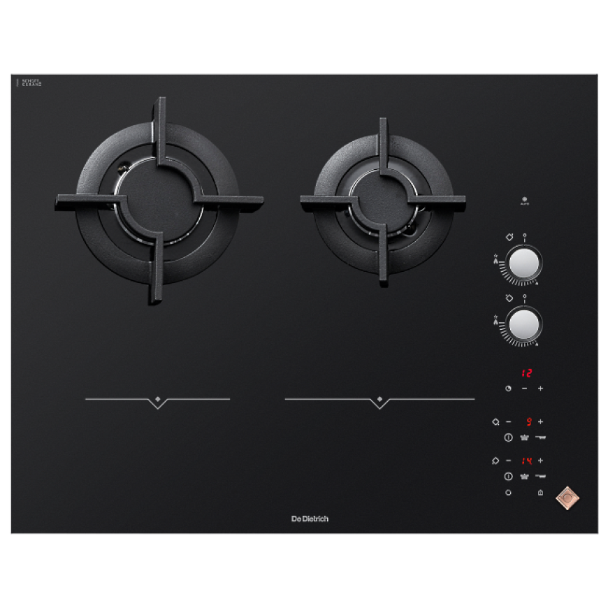 Варочная панель с газом и индукцией De Dietrich DPI7602BM