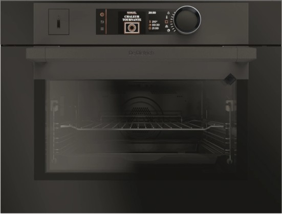 Компактный духовой шкаф с пиролизом и функцией пара De Dietrich DKR7580BB