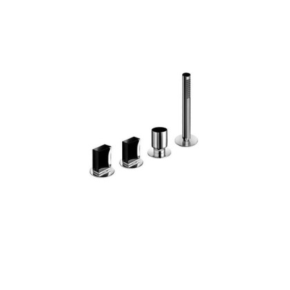 Fantini Venezia In Смеситель для ванны, набортный, 4 отв., без излива, цвет: хром