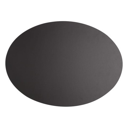 ADJ Овальный плейсмат, 47,5x35 см., цвет: черный/серый