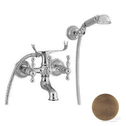 CISAL Arcana America Смеситель для ванны с душевым комплектом, цвет: бронза