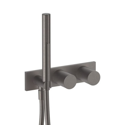 Fantini Milano Встраиваемый смеситель для душа, цвет: Matt Gun Metal PVD