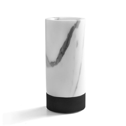 3SC Apuana 2.0 Стакан настольный, цвет: мрамор Bianco Statuario/черный матовый