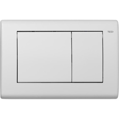 TECEplanus Панель смыва с двумя клавишами, цвет: белый матовый