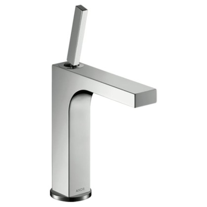 Axor Citterio, Смеситель для раковины 160, однорычажный, с донным клапаном, цвет: хром