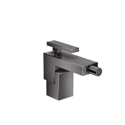 Axor Edge Смеситель для биде, на 1 отв., с донным клапаном push/open, излив 149мм, цвет: черный