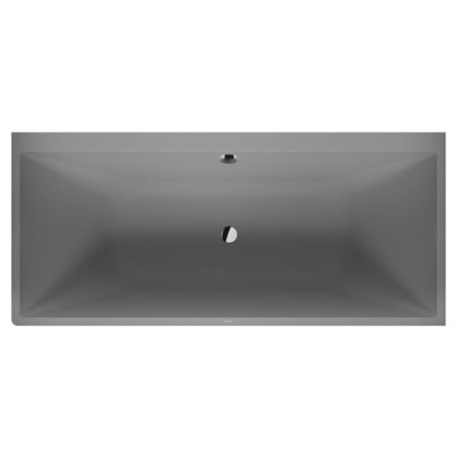 Duravit Vitrium Ванна встраиваемая 180x80см, Dx, с ножками, с2 наклонами для спины, прямоугольная, цвет: светло-серый матовый