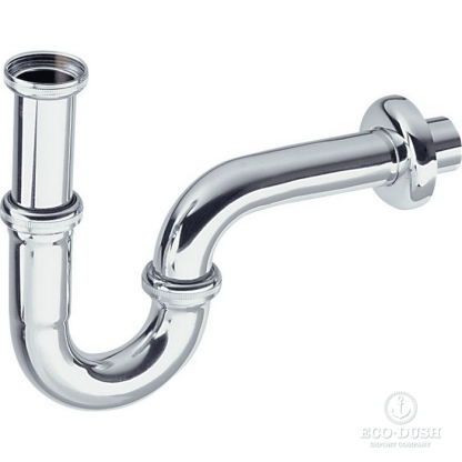 CISAL Сифон 1"1/4 для раковин, цвет: хром