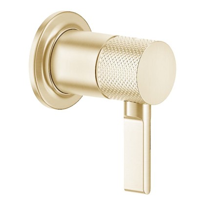 Gessi Inciso Смесителя для ванны, встраиваемый, на 1 источник, внешняя часть, цвет: золото