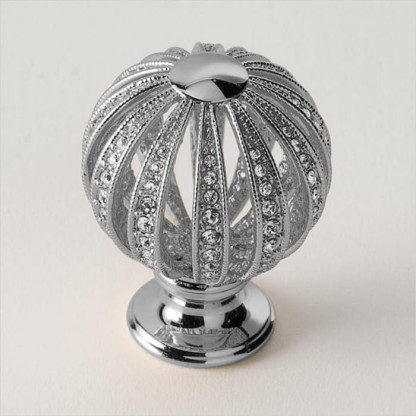 EBAN Mongolfiera ручка для мебели с кристаллами Swarovski, Цвет: хром