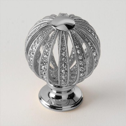 EBAN Mongolfiera ручка для мебели с кристаллами Swarovski, Цвет: хром