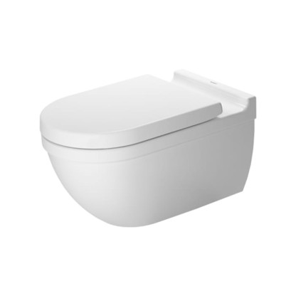 Duravit Starck 3 Унитаз подвесной 62х37см., с креплением Durafix, WonderGliss, цвет: белый