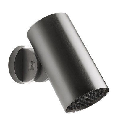 Gessi Inciso Душевая головка шарнирная для настенного крепления на 1/2” с защитой от известкового налёта, цвет: Black XL