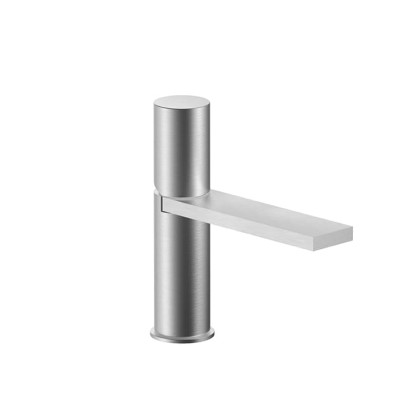 Fantini Milano Смеситель для раковины, 1 отв., излив: 145 мм, цвет: матовая натуральная сталь