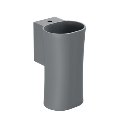 Azzurra Nativo Раковина подвесная 35x37x62 см, без отв., с креплением, цвет: Antracite