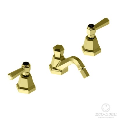 Stella Eccelsa Leve Смеситель для биде на 3 отв., 3601, с донным клапаном, цвет: золото 24К