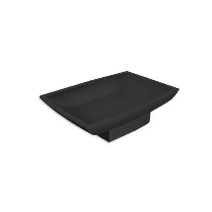 Bertocci Grace Мыльница керамическая,настольная/подвеснаяцвет: черный