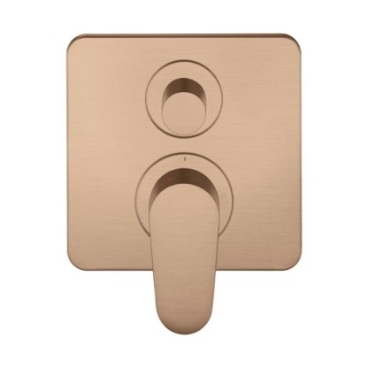 Axor Citterio M Смеситель для ванны, встраиваемый, с переключателем на 2 потока, цвет: шлифованное красное золото