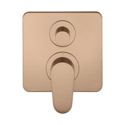 Axor Citterio M Смеситель для ванны, встраиваемый, с переключателем на 2 потока, цвет: шлифованное красное золото