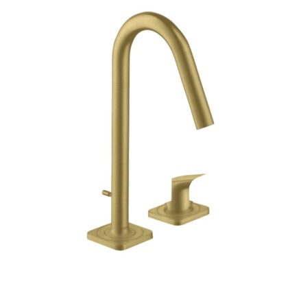 Axor Citterio M Смеситель для раковины, на 2 отв., с донным клапаном, цвет: шлифованная медь