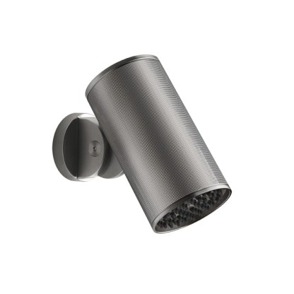 Gessi 316 Diamantato Верхний душ ?7.9см., с настенным креплением, тропический ливень, цвет: Steel Brushed