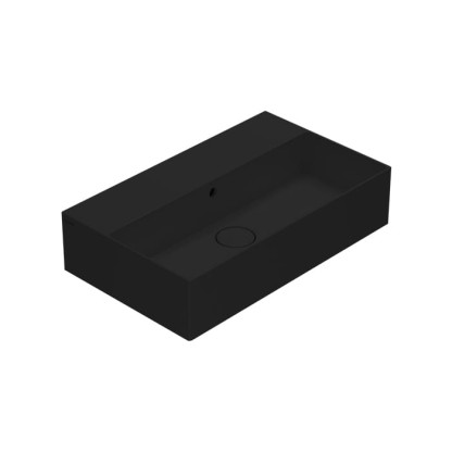 Globo Incantho Раковина 61x37 см, без отв., подвесная, с переливом, цвет: черный матовый