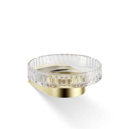 Decor Walther Century WSS Мыльница подвесная, граненое стекло, цвет: золото матовое