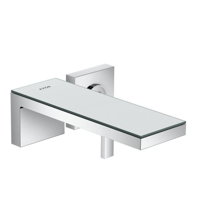 Axor MyEdition Смеситель для раковины, настенный, на 2 отв, излив 245мм., внешняя часть, цвет: хром/зеркальное стекло