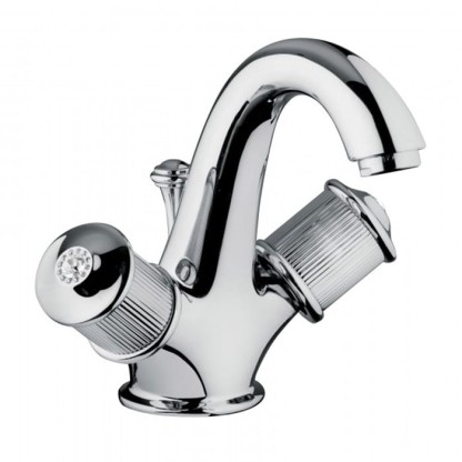 Bongio Impero Смеситель для раковины, цвет: хром/Swarovski