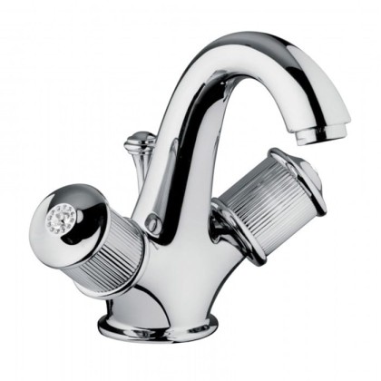 Bongio Impero Смеситель для раковины, цвет: хром/Swarovski