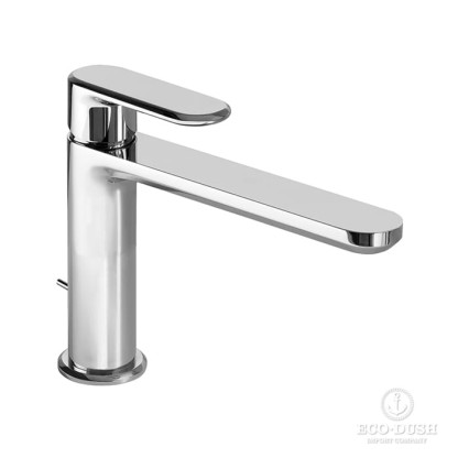 Cisal LineaViva Смеситель для раковины, на 1 отв., излив 12см, цвет: хром