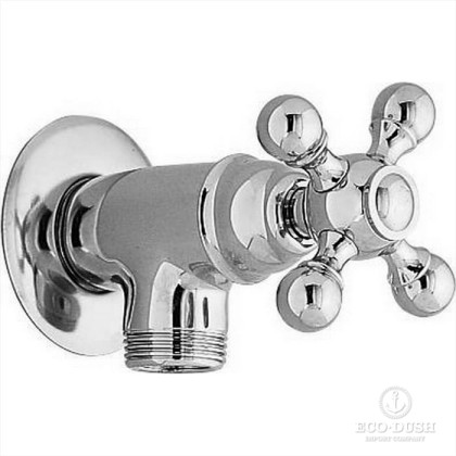 CISAL Arcana Вывод из стены с держателем для душевой лейки, цвет: хром