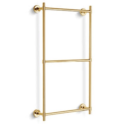 Bertocci Cinquecento Полотенцедержатель тройной 60х60 см, подвесной, цвет: золото