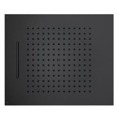 BOSSINI DREAM/2 Верхний душ 570 x 470 мм, 2 режима (дождь, каскад), цвет: черный матовый