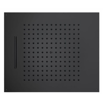 BOSSINI DREAM/2 Верхний душ 570 x 470 мм, 2 режима (дождь, каскад), цвет: черный матовый