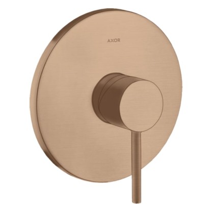 Axor Starck Смеситель для душа, встраиваемый, цвет: шлифованное красное золото