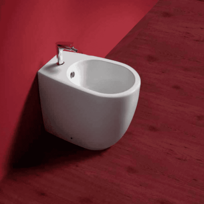 SIMAS Vignoni биде напольное высокое H=50см, 56х36,5см, с 1 отв. под смеситель, цвет: белый