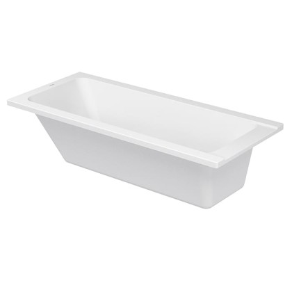 Duravit D-Code  Ванна акриловая 160х70x40см, встраиваемая, с 1 наклоном для спины, выпуск в зоне ног, цвет: белый