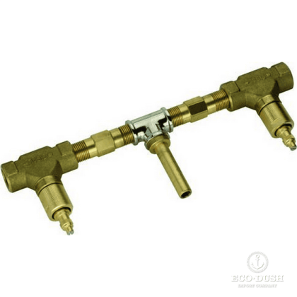 CISAL Внутренняя часть смесителя на 3 отверстия из стены для раковины, ZA00351004