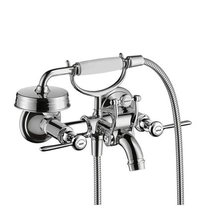 Axor Montreux, Смеситель для ванны с двумярычаговыми рукоятками, ВМ, цвет: хром