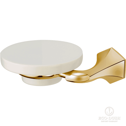 CISAL Cherie Мыльница подвесная, цвет: золото/керамика