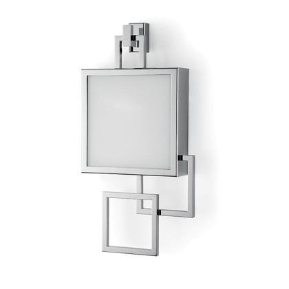 Oasis Vicky Настенный светильник. Матовое стекло и светодиодное освещение, правосторонняя модель, цвет: хром