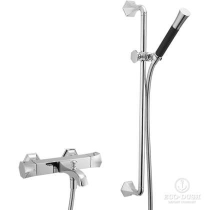 CISAL Cherie Термостатический смеситель для ванны, с душевым комплектом, цвет: хром