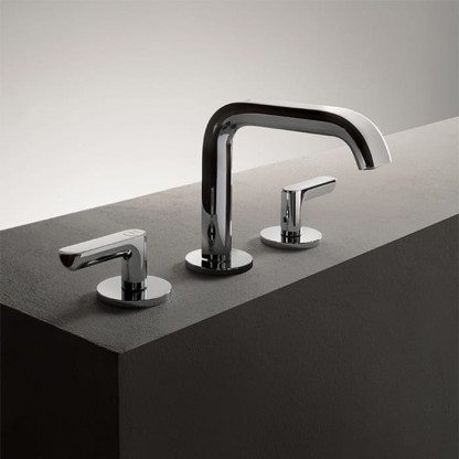 Fantini Icona Deco Смеситель для раковины, 3 отверстия, цвет: хром