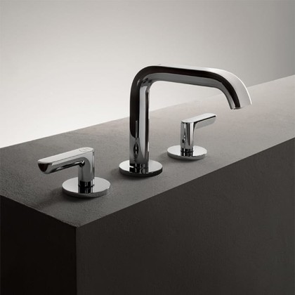 Fantini Icona Deco Смеситель для раковины, 3 отверстия, цвет: хром