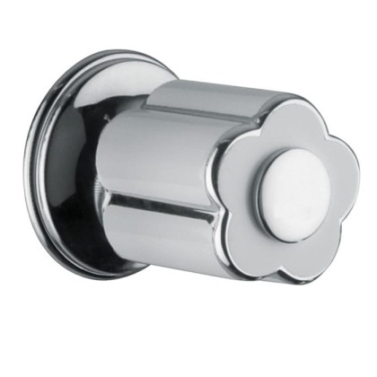 Bongio Fleur Blanc Переключатель на 2 источника, цвет: хром/белый фарфор