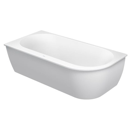 Duravit Darling New  Ванна 190х90x60см, акриловая, угол слева, с панелью и ножками,с 2 наклонами для спины, цвет: белый