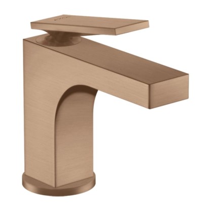 Axor Citterio Смеситель для раковины 90, на 1 отв., с донным клапаном, цвет: шлифованное красное золото