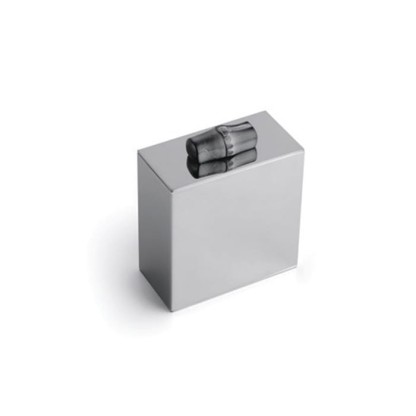 Bertocci Guccio Стакан, настольный,/Контейнер с крышкой 10хh12х5см., цвет: хром