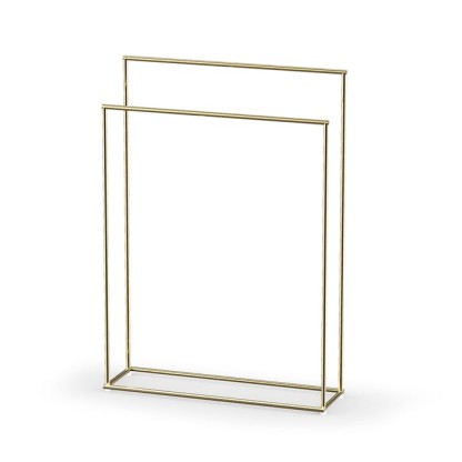 Decor Walther Mikado Полотенцедержатель 86см., напольный, двойной, цвет: золото